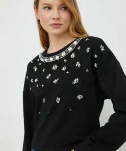 Γυναικεία Χωρίς φερμουάρ Μπλούζα Twinset μαύρο,