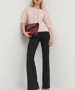 Γυναικεία Τσάντες χιαστί Δερμάτινη τσάντα Twinset μοβ -Twinset Κατάστημα unnamed file 1013