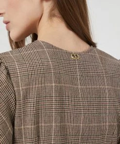 Γυναικεία Φορέματα Φόρεμα από μείγμα μαλλιού Twinset καφέ 12 Γυναικεία Φορέματα Φόρεμα από μείγμα μαλλιού Twinset καφέ -Twinset Κατάστημα unnamed file 1031