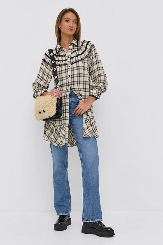 Γυναικεία Φορέματα Φόρεμα από μείγμα μαλλιού Twinset διάφανο 4 Γυναικεία Φορέματα Φόρεμα από μείγμα μαλλιού Twinset διάφανο - Image 2