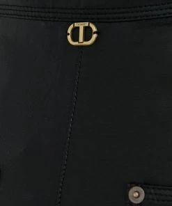 Γυναικεία Υφασμάτινα Παντελόνι Twinset χρώμα: μαύρο -Twinset Κατάστημα unnamed file 1059