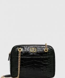 Γυναικεία Τσάντες Shopper και Tote Δερμάτινη τσάντα Twinset πράσινο