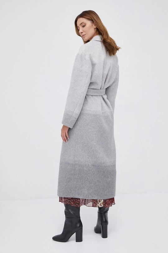 Γυναικεία Παλτά Παλτό από μείγμα μαλλιού Twinset γκρι 5 Γυναικεία Παλτά Παλτό από μείγμα μαλλιού Twinset γκρι - Image 3