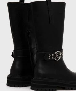 Γυναικεία Μπότες Twinset χρώμα: μαύρο -Twinset Κατάστημα unnamed file 1095