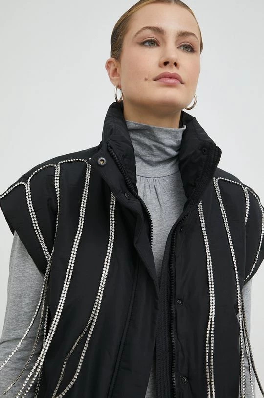 Γυναικεία Γιλέκα Αμάνικο μπουφάν Twinset μαύρο 3 Γυναικεία Γιλέκα Αμάνικο μπουφάν Twinset μαύρο