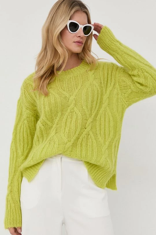 Γυναικεία Χωρίς φερμουάρ Μάλλινο πουλόβερ Twinset χρώμα: πράσινο, 6 Γυναικεία Χωρίς φερμουάρ Μάλλινο πουλόβερ Twinset χρώμα: πράσινο, - Image 4