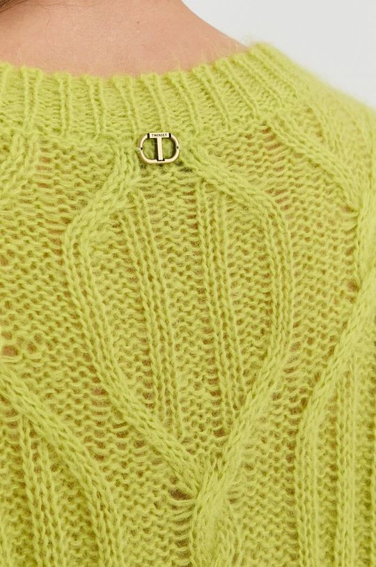 Γυναικεία Χωρίς φερμουάρ Μάλλινο πουλόβερ Twinset χρώμα: πράσινο, 8 Γυναικεία Χωρίς φερμουάρ Μάλλινο πουλόβερ Twinset χρώμα: πράσινο, - Image 6