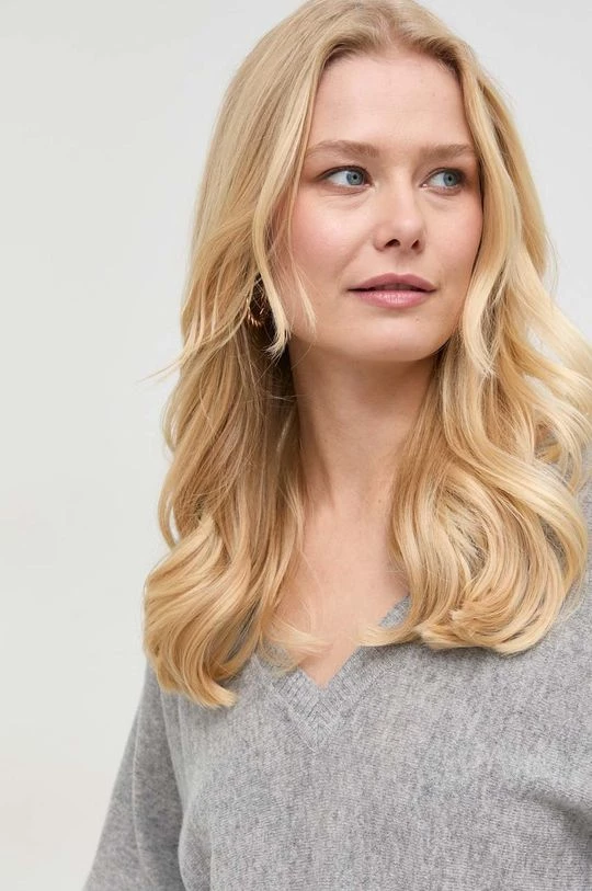 Γυναικεία Χωρίς φερμουάρ Μάλλινο πουλόβερ Twinset χρώμα: γκρι, 6 Γυναικεία Χωρίς φερμουάρ Μάλλινο πουλόβερ Twinset χρώμα: γκρι, - Image 4