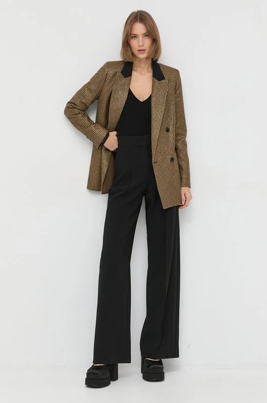 Γυναικεία Σακάκια Μαλλί μπουφάν Twinset Giacca χρυσαφί 4 Γυναικεία Σακάκια Μαλλί μπουφάν Twinset Giacca χρυσαφί - Image 2