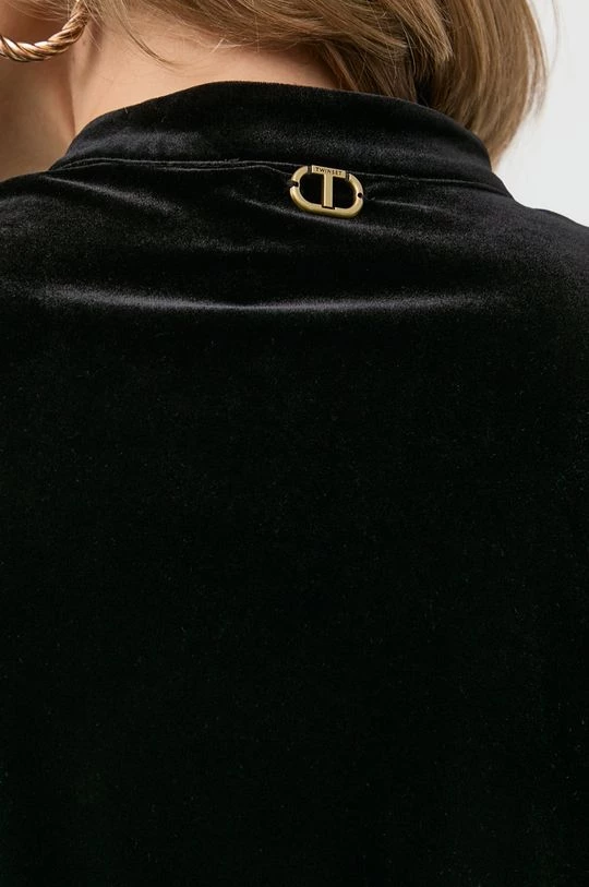 Γυναικεία Πουκάμισα Πουκάμισο Twinset μαύρο, 7 Γυναικεία Πουκάμισα Πουκάμισο Twinset μαύρο, - Image 5