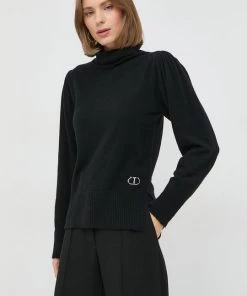 Γυναικεία Χωρίς φερμουάρ Μάλλινο πουλόβερ Twinset χρώμα: μαύρο, 11 Γυναικεία Χωρίς φερμουάρ Μάλλινο πουλόβερ Twinset χρώμα: μαύρο, -Twinset Κατάστημα unnamed file 1164