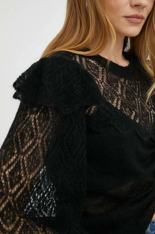 Γυναικεία Χωρίς φερμουάρ Μάλλινο πουλόβερ Twinset χρώμα: μαύρο, 7 Γυναικεία Χωρίς φερμουάρ Μάλλινο πουλόβερ Twinset χρώμα: μαύρο, - Image 5