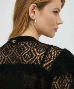 Γυναικεία Χωρίς φερμουάρ Μάλλινο πουλόβερ Twinset χρώμα: μαύρο, 13 Γυναικεία Χωρίς φερμουάρ Μάλλινο πουλόβερ Twinset χρώμα: μαύρο, -Twinset Κατάστημα unnamed file 1186