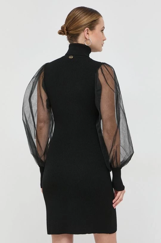 Γυναικεία Φορέματα Φόρεμα Twinset μαύρο, 5 Γυναικεία Φορέματα Φόρεμα Twinset μαύρο, - Image 3