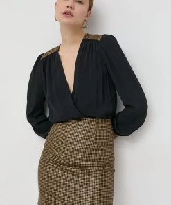 Γυναικεία Φορέματα Μάλλινο φόρεμα Twinset χρυσαφί,