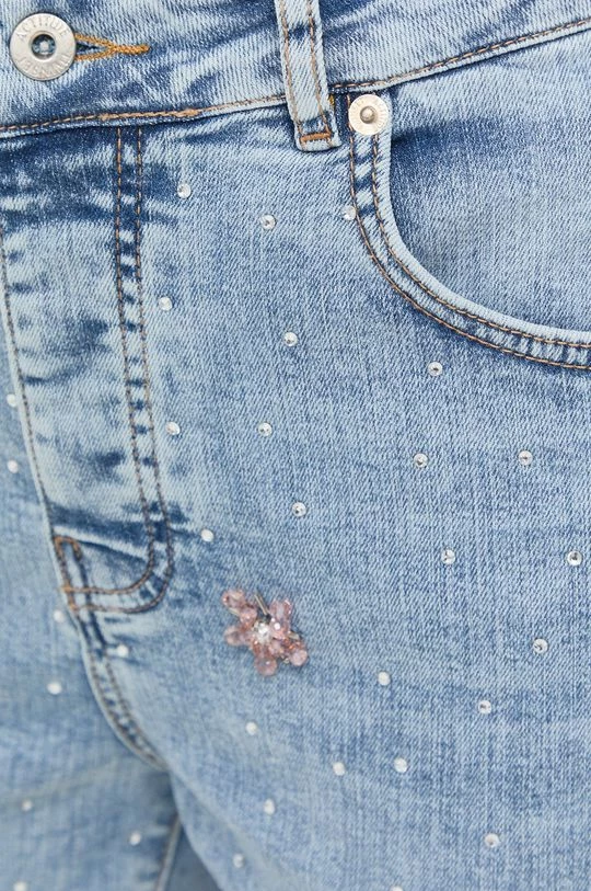 Γυναικεία Straight και Regular Τζιν παντελονι Twinset μωβ 6 Γυναικεία Straight και Regular Τζιν παντελονι Twinset μωβ - Image 4