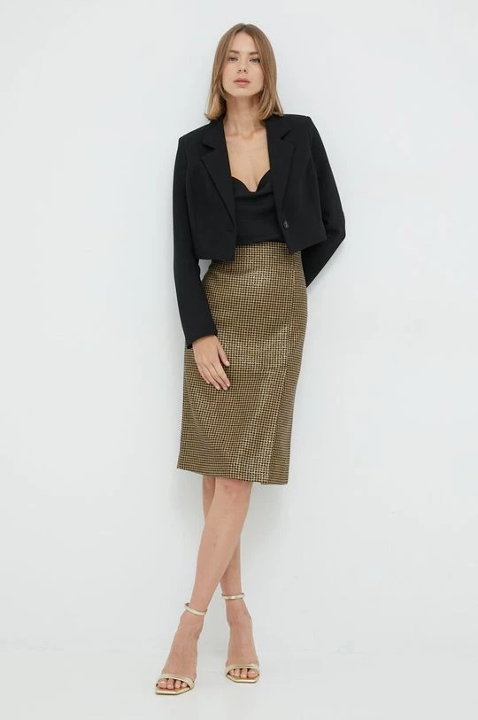 Γυναικεία Φούστες Μάλλινη φούστα Twinset χρυσαφί, 4 Γυναικεία Φούστες Μάλλινη φούστα Twinset χρυσαφί, - Image 2