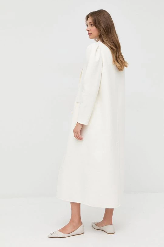 Γυναικεία Παλτά Μάλλινο παλτό Twinset μπεζ, 5 Γυναικεία Παλτά Μάλλινο παλτό Twinset μπεζ, - Image 3