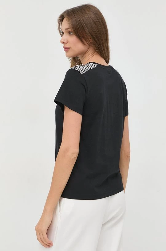 Γυναικεία Κοντομάνικο Μπλουζάκι Twinset μαύρο 5 Γυναικεία Κοντομάνικο Μπλουζάκι Twinset μαύρο - Image 3