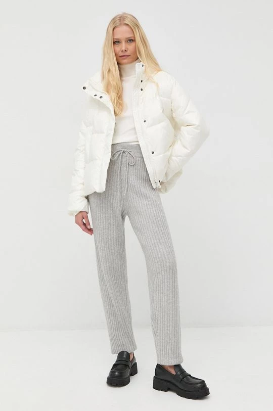 Γυναικεία Υφασμάτινα Παντελόνι από μείγμα μαλλιού Twinset γκρι 4 Γυναικεία Υφασμάτινα Παντελόνι από μείγμα μαλλιού Twinset γκρι - Image 2