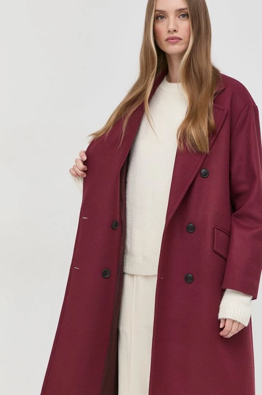 Γυναικεία Παλτά Μάλλινο παλτό Twinset κάστανο 8 Γυναικεία Παλτά Μάλλινο παλτό Twinset κάστανο - Image 6