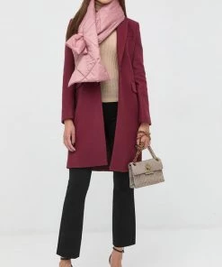 Γυναικεία Παλτά Μάλλινο παλτό Twinset μοβ, 9 Γυναικεία Παλτά Μάλλινο παλτό Twinset μοβ, -Twinset Κατάστημα unnamed file 1297