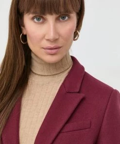 Γυναικεία Παλτά Μάλλινο παλτό Twinset μοβ, 11 Γυναικεία Παλτά Μάλλινο παλτό Twinset μοβ, -Twinset Κατάστημα unnamed file 1299