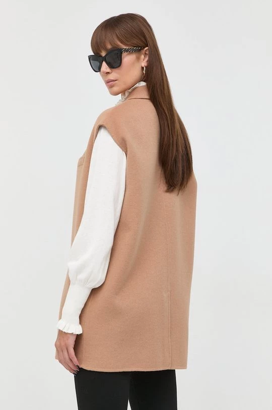 Γυναικεία Γιλέκα Μάλλινο γιλέκο Twinset μπεζ 5 Γυναικεία Γιλέκα Μάλλινο γιλέκο Twinset μπεζ - Image 3