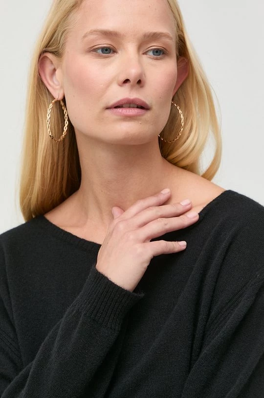 Γυναικεία Χωρίς φερμουάρ Μάλλινο πουλόβερ Twinset χρώμα: μαύρο, 6 Γυναικεία Χωρίς φερμουάρ Μάλλινο πουλόβερ Twinset χρώμα: μαύρο, - Image 4