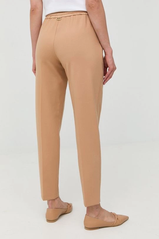 Γυναικεία Υφασμάτινα Παντελόνι από μείγμα μαλλιού Twinset μπεζ, 5 Γυναικεία Υφασμάτινα Παντελόνι από μείγμα μαλλιού Twinset μπεζ, - Image 3