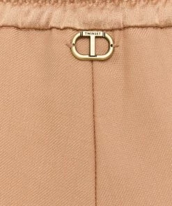 Γυναικεία Υφασμάτινα Παντελόνι από μείγμα μαλλιού Twinset μπεζ, 9 Γυναικεία Υφασμάτινα Παντελόνι από μείγμα μαλλιού Twinset μπεζ, -Twinset Κατάστημα unnamed file 1359