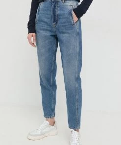 Γυναικεία Relaxed Τζιν παντελονι Twinset μπλε