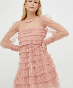 Γυναικεία Φορέματα Φόρεμα Twinset ροζ, -Twinset Κατάστημα unnamed file 1371