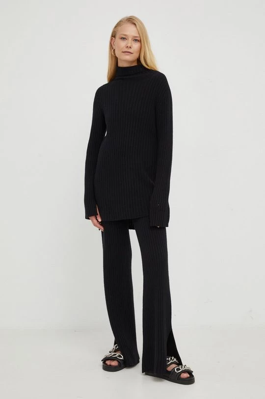 Γυναικεία Χωρίς φερμουάρ Μάλλινο πουλόβερ Twinset χρώμα: μαύρο, 4 Γυναικεία Χωρίς φερμουάρ Μάλλινο πουλόβερ Twinset χρώμα: μαύρο, - Image 2