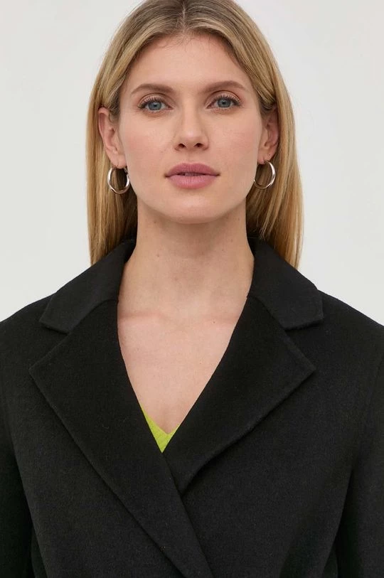 Γυναικεία Παλτά Παλτό από μείγμα μαλλιού Twinset μαύρο, 6 Γυναικεία Παλτά Παλτό από μείγμα μαλλιού Twinset μαύρο, - Image 4