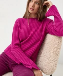 Γυναικεία Χωρίς φερμουάρ Μάλλινο πουλόβερ Twinset χρώμα: ροζ,