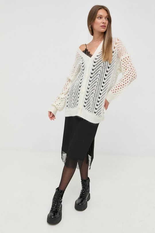 Γυναικεία Με φερμουάρ Μάλλινη ζακέτα Twinset μπεζ 3 Γυναικεία Με φερμουάρ Μάλλινη ζακέτα Twinset μπεζ