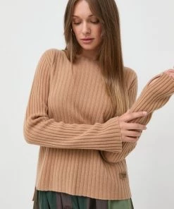 Γυναικεία Χωρίς φερμουάρ Μάλλινο πουλόβερ Twinset χρώμα: μπεζ,