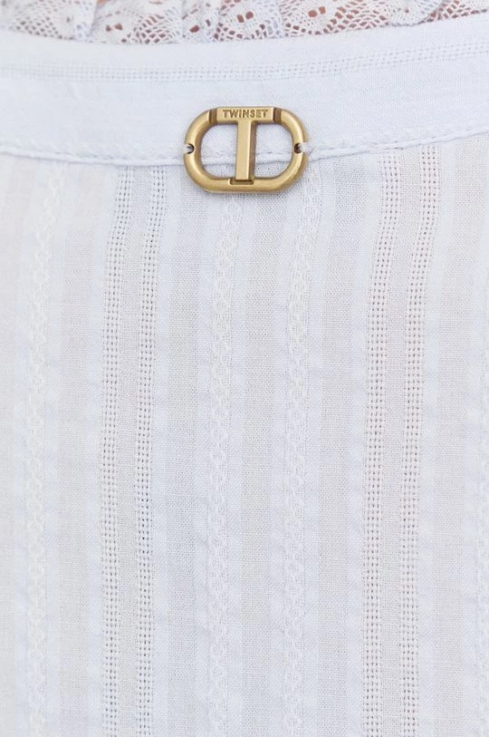 Γυναικεία Μπλούζες Βαμβακερή μπλούζα Twinset χρώμα: ναυτικό μπλε 7 Γυναικεία Μπλούζες Βαμβακερή μπλούζα Twinset χρώμα: ναυτικό μπλε - Image 5