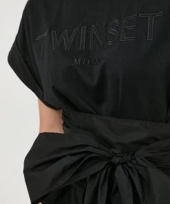 Γυναικεία Κοντομάνικο Βαμβακερό μπλουζάκι Twinset μαύρο 11 Γυναικεία Κοντομάνικο Βαμβακερό μπλουζάκι Twinset μαύρο -Twinset Κατάστημα unnamed file 1436
