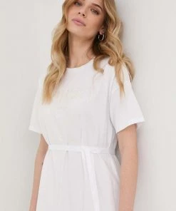 Γυναικεία Φορέματα Βαμβακερό φόρεμα Twinset άσπρο, -Twinset Κατάστημα unnamed file 1451