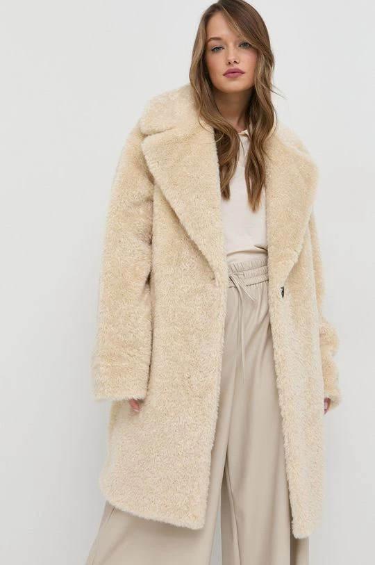 Γυναικεία Παλτά Παλτό Twinset μπεζ, 6 Γυναικεία Παλτά Παλτό Twinset μπεζ, - Image 4