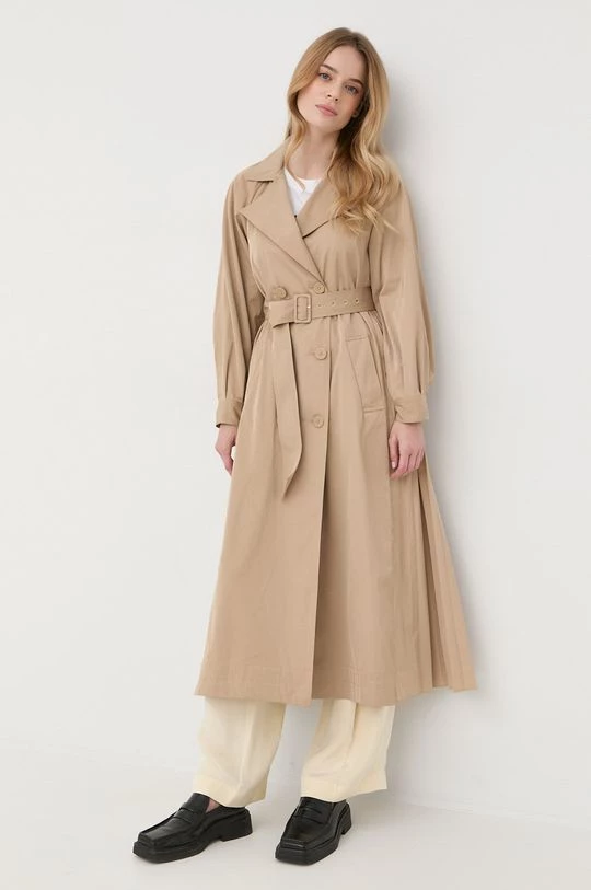 Γυναικεία Παλτά Παλτό Twinset μπεζ, 6 Γυναικεία Παλτά Παλτό Twinset μπεζ, - Image 4