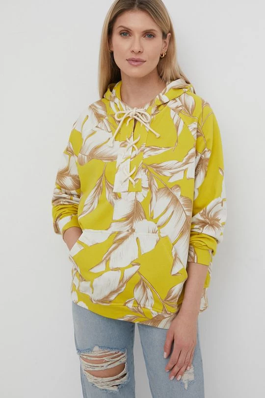 Γυναικεία Χωρίς φερμουάρ Βαμβακερή μπλούζα Twinset χρώμα: κίτρινο, 6 Γυναικεία Χωρίς φερμουάρ Βαμβακερή μπλούζα Twinset χρώμα: κίτρινο, - Image 4