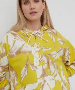 Γυναικεία Χωρίς φερμουάρ Βαμβακερή μπλούζα Twinset χρώμα: κίτρινο, 12 Γυναικεία Χωρίς φερμουάρ Βαμβακερή μπλούζα Twinset χρώμα: κίτρινο, -Twinset Κατάστημα unnamed file 1488