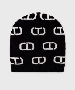 Γυναικεία Σκουφιά Καπέλο Twinset μαύρο,