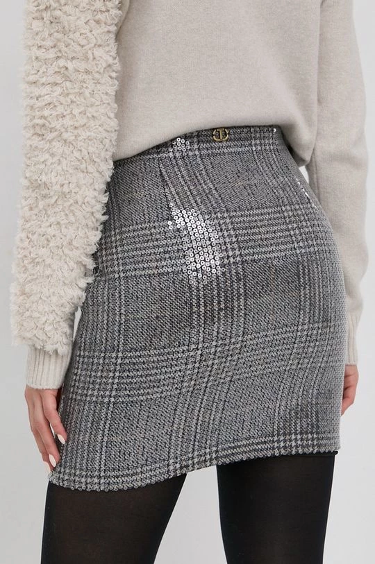 Γυναικεία Φούστες Μάλλινη φούστα Twinset γκρι 5 Γυναικεία Φούστες Μάλλινη φούστα Twinset γκρι - Image 3