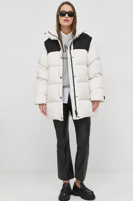 Γυναικεία Χωρίς φερμουάρ Βαμβακερή μπλούζα Twinset χρώμα: γκρι, 4 Γυναικεία Χωρίς φερμουάρ Βαμβακερή μπλούζα Twinset χρώμα: γκρι, - Image 2