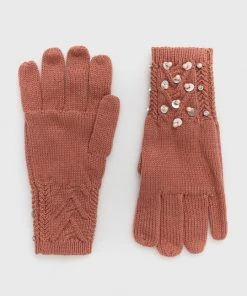 Γυναικεία Twinset - Γάντια κόκκινο ροζ