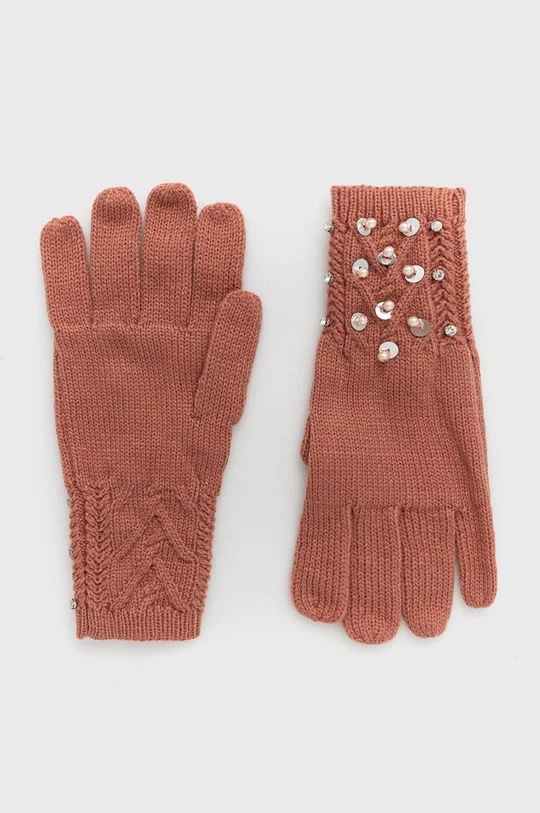 Γυναικεία Twinset - Γάντια κόκκινο ροζ 3 Γυναικεία Twinset - Γάντια κόκκινο ροζ